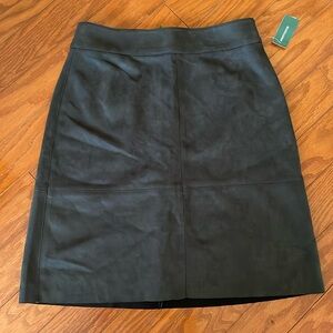 Simons grey suede like skirt
